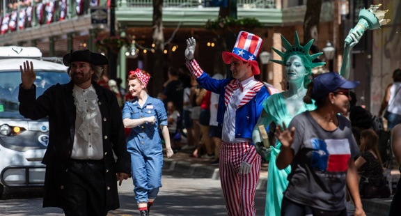 Stars &amp; Stripes on Houston Street