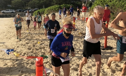 Kailua Beach Shark Chase Run