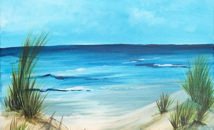 Paint &amp; Sip Life's A Beach