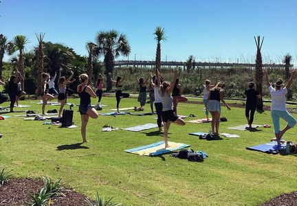 Yoga on the Lawn