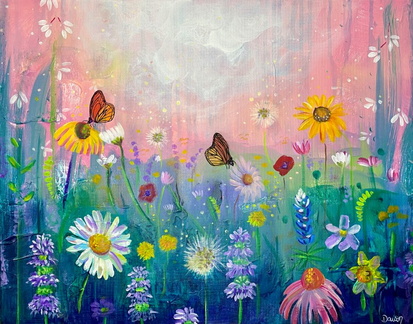Dawn-Howell-FlowersInFairyland-Austin-Art-Gallery-Local-Art-dawn-howell