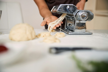 making pasta