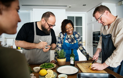 Gourmet Class At Home Dinner