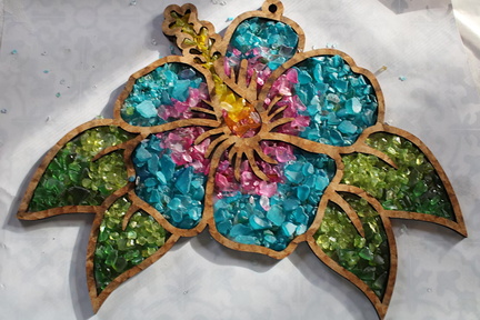 Crushed Glass Crafting Party