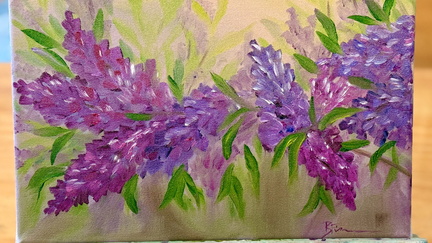 Painting Class - Lilacs in Bloom