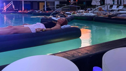 floating sound bath