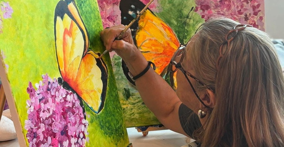 Canvas Painting Night Relax, Sip &amp; Create