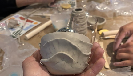 Sip &amp; Sculpt Pottery Workshop