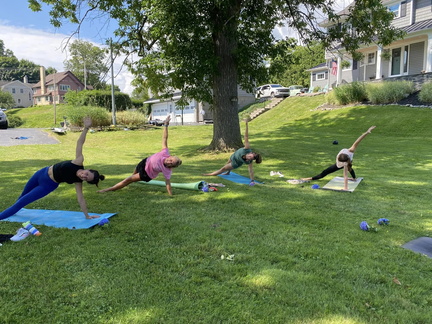 Poses & Petals (Yoga on the Lawn)