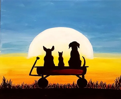 Paint Nite - Cats & Dogs