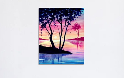 Paint Nite Summer Trees