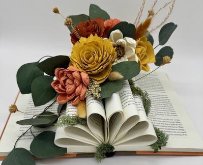 Books &amp; Blooms - Wood Flower Workshop