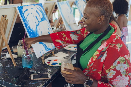 Paint &amp; Sip NC Lighthouses