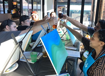 Wine & Canvas - Flippers Pizza St. Petersburg