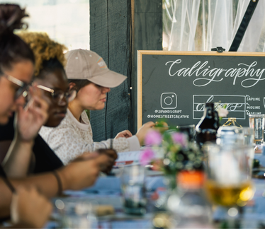 Modern Calligraphy for Beginners at PRESS Coffee, Crepes & Cocktails
