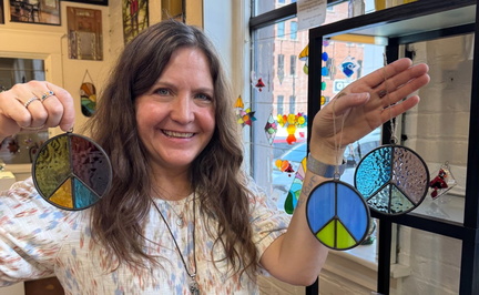 Let It Shine Peace Suncatcher Workshop