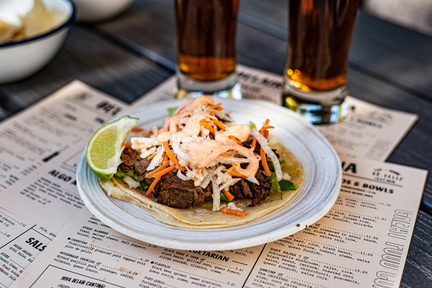 taco and beer