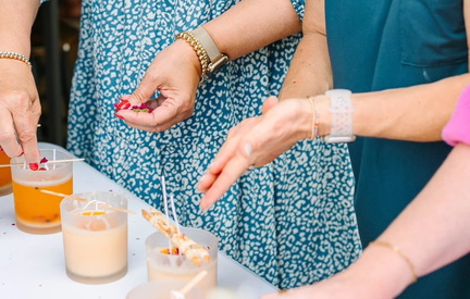 Create &amp; Pour A Floral-Inspired Workshop with Artist Emily Webb
