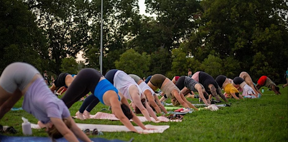Yoga &amp; Watercoloring at Mueller Park