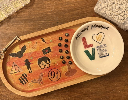 Harry's Birthday Bash Magical Trinket Tray Craft Night