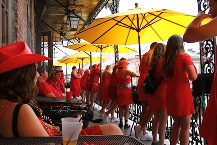 Bourbon Street Balcony Party (Red Dress Run)