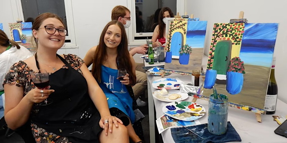Paint & Sip in Melbourne: The Greek House