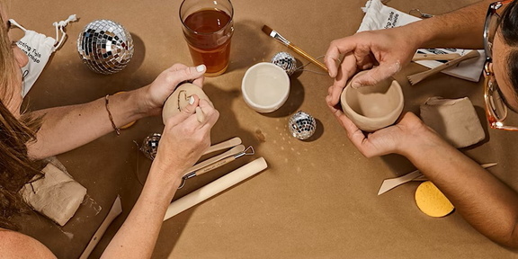Sip & Sculpt Pottery Workshop