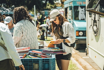 Book Fair at the North Park Vegan Market San Diego