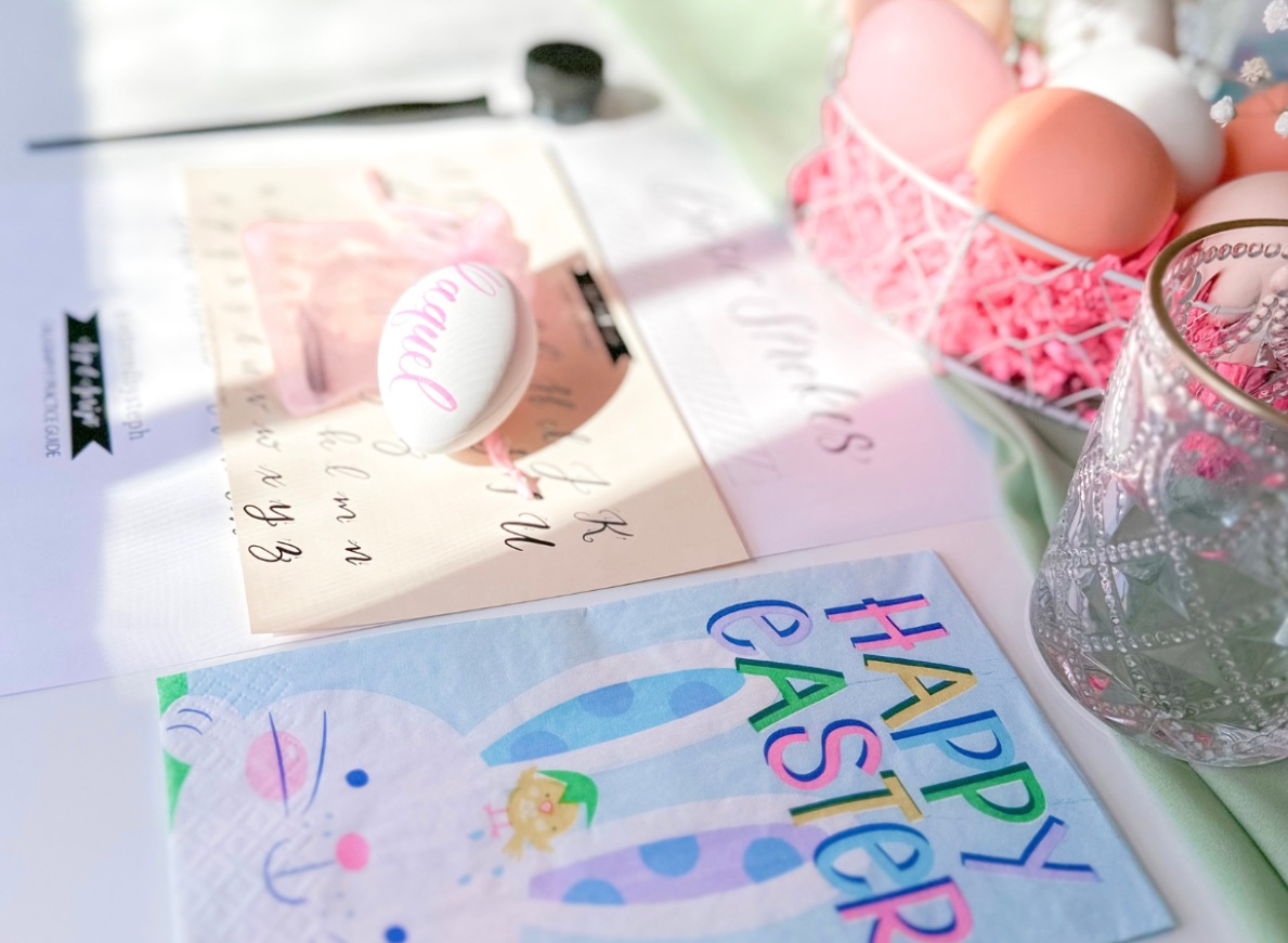Image for Spring Virtual Beginner Calligraphy and Cookie Lettering with Aimee