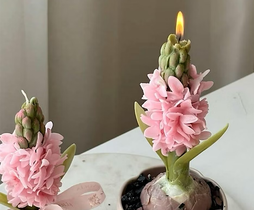 Image for Handcrafted Realistic Hyacinth Candle Workshop