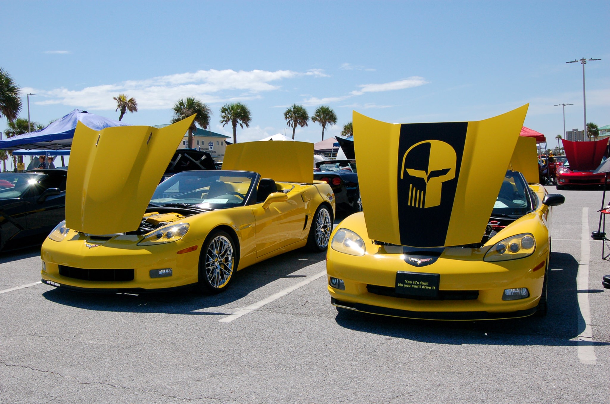 Vettes at the Beach Car Show