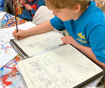 Comic Book Art Class for Kids